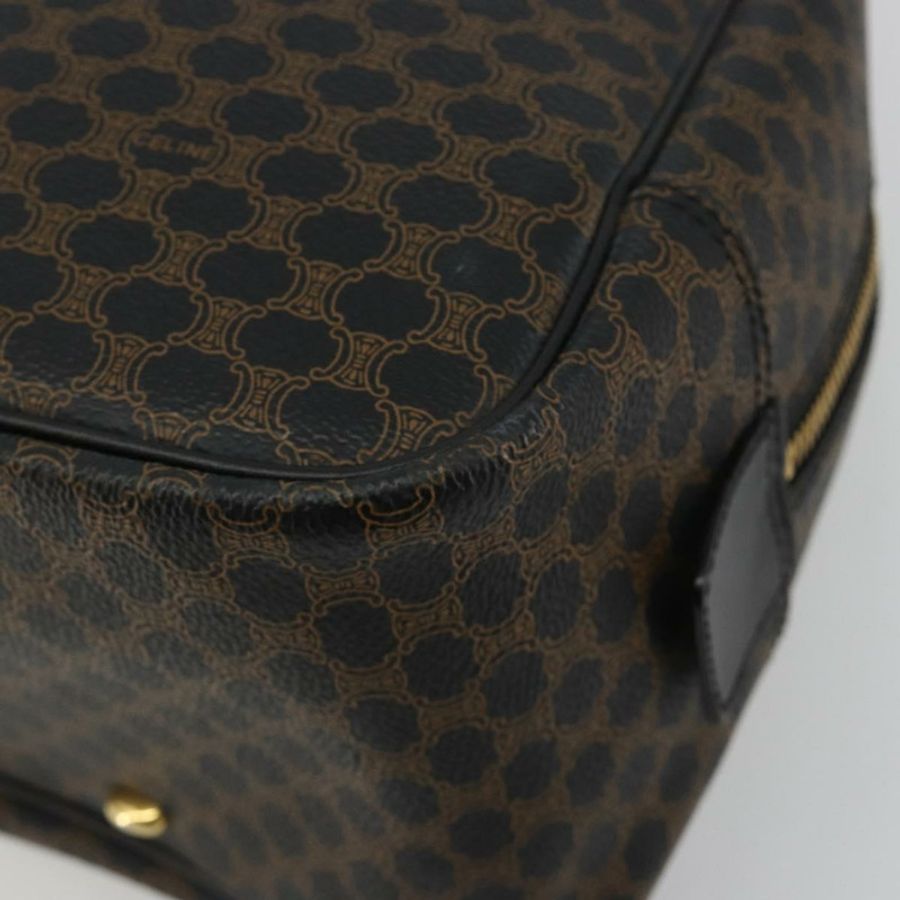 【日本直送】CELINE Macadam帆布手提包 PVC皮革 黑色 金色 正品 188316V-13