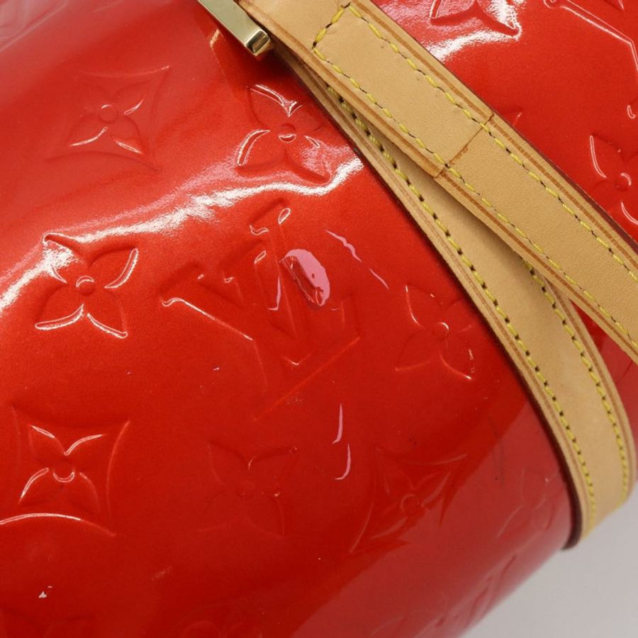 【日本直送】路易威登 Monogram Vernis Bedford 手提包 紅色 M91328 LV 正品 189592A-8