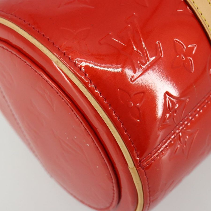 【日本直送】路易威登 Monogram Vernis Bedford 手提包 紅色 M91328 LV 正品 189592A-14