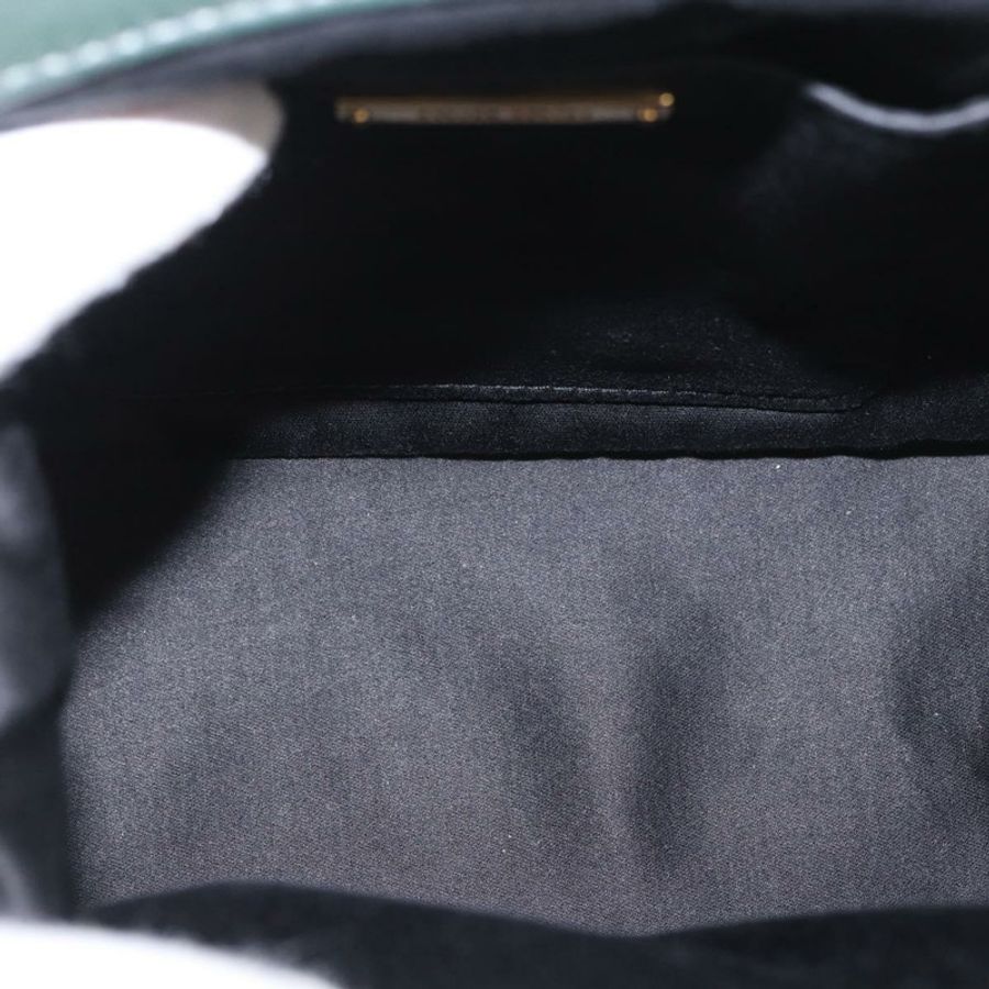 【日本直送】Miu Miu 鏈條單肩包 皮革 綠色 金色 正品 ka5015M-10