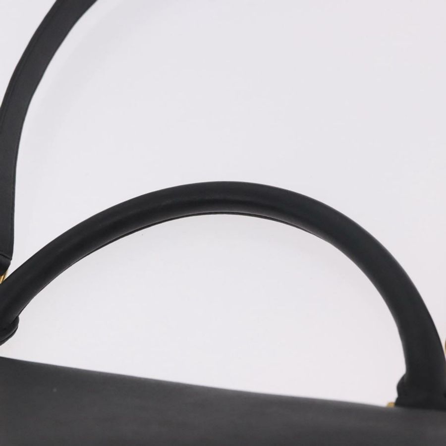 【日本直送】CELINE Trapeze 手提包 皮革 2way 紅色 黑色 Auth ka5041A-13