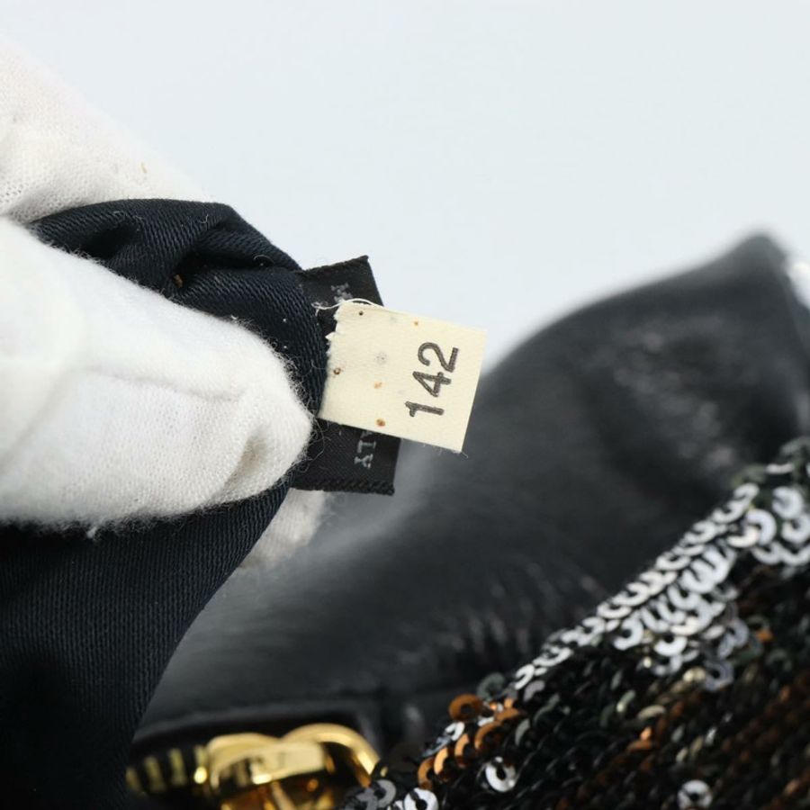 【日本直送】Miu Miu 亮片黑色金色單肩包 正品 ka5086M-10