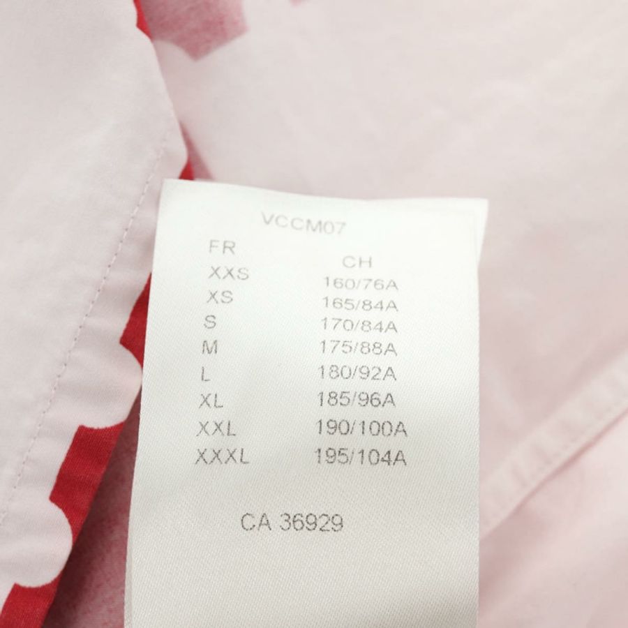 【日本直送】路易威登 Damier Giant 短袖襯衫 LVMADE 4L 紅 LV 正品 190266SAM-15