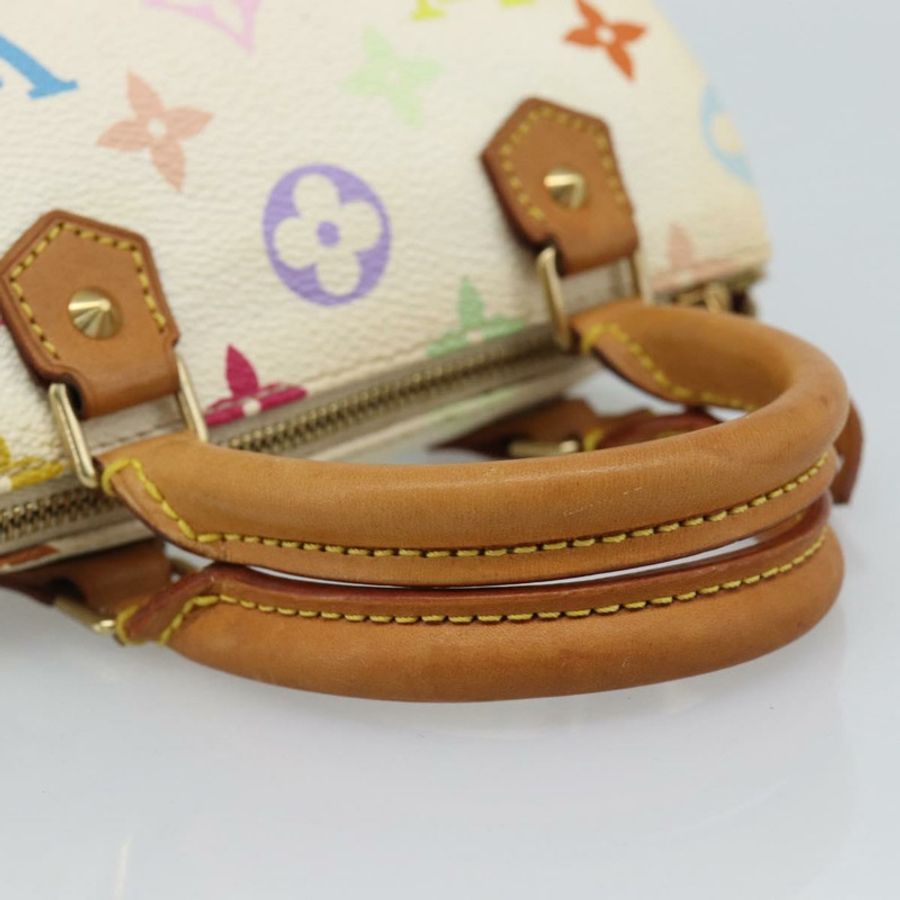 【日本直送】路易威登 Monogram Multicolor 迷你 Speedy 手提包 白色 M92645 正品 190228V-6