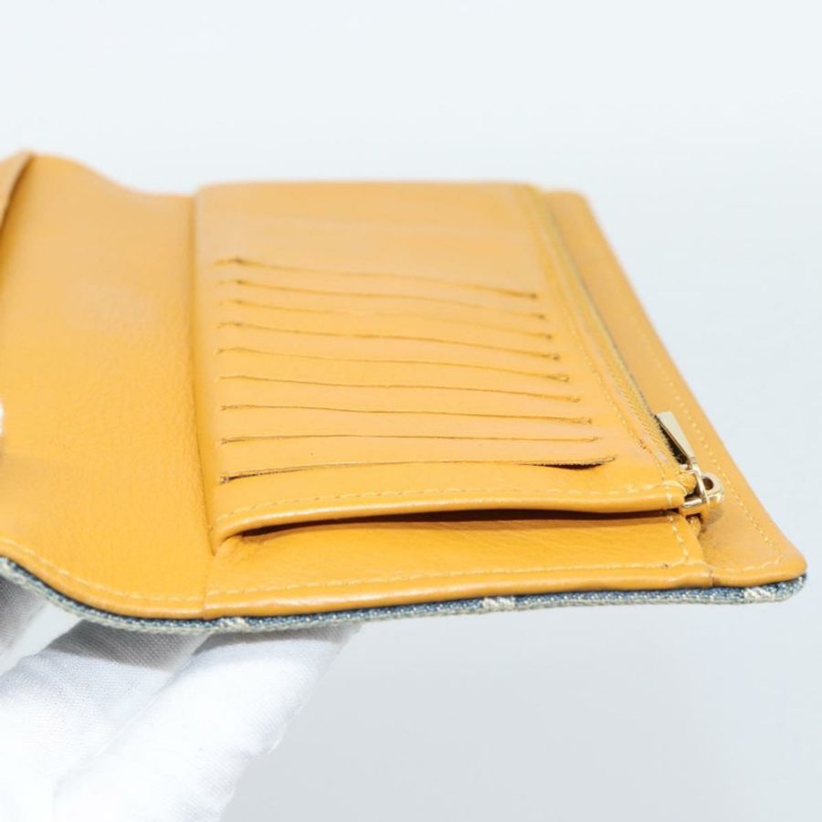 【日本直送】路易威登 Monogram 牛仔布 Portefeuille Amelia 皮夾 藍色 M95511 正品 190233V-19
