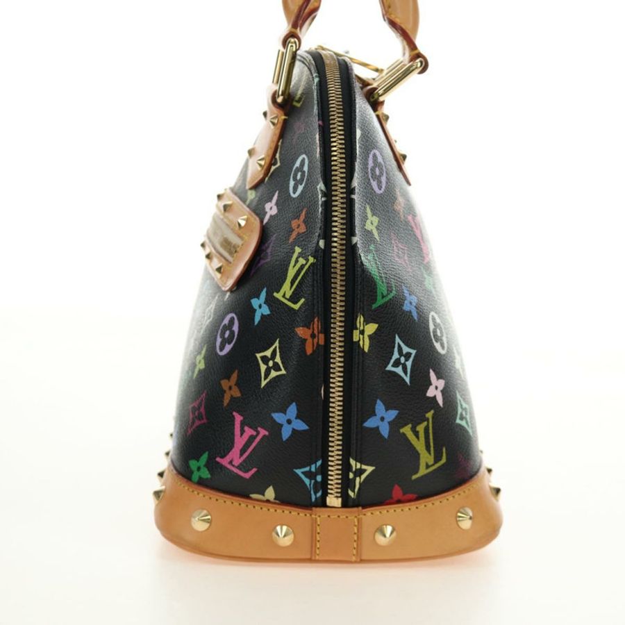 【日本直送】路易威登 Monogram Multicolor Alma 手提包 黑色 M92646 LV 正品 BA13683SAV-2