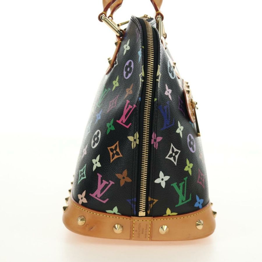 【日本直送】路易威登 Monogram Multicolor Alma 手提包 黑色 M92646 LV 正品 BA13683SAV-3