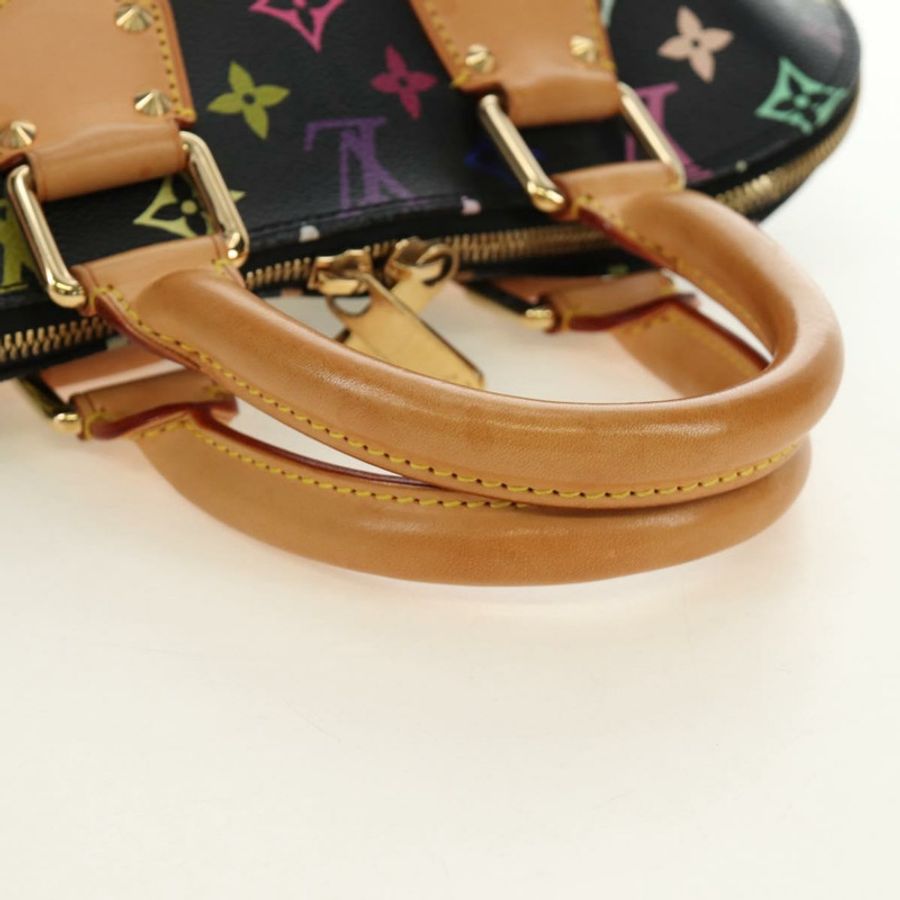 【日本直送】路易威登 Monogram Multicolor Alma 手提包 黑色 M92646 LV 正品 BA13683SAV-6