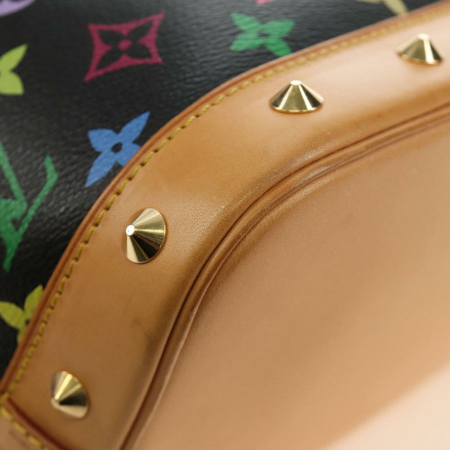 【日本直送】路易威登 Monogram Multicolor Alma 手提包 黑色 M92646 LV 正品 BA13683SAV-14