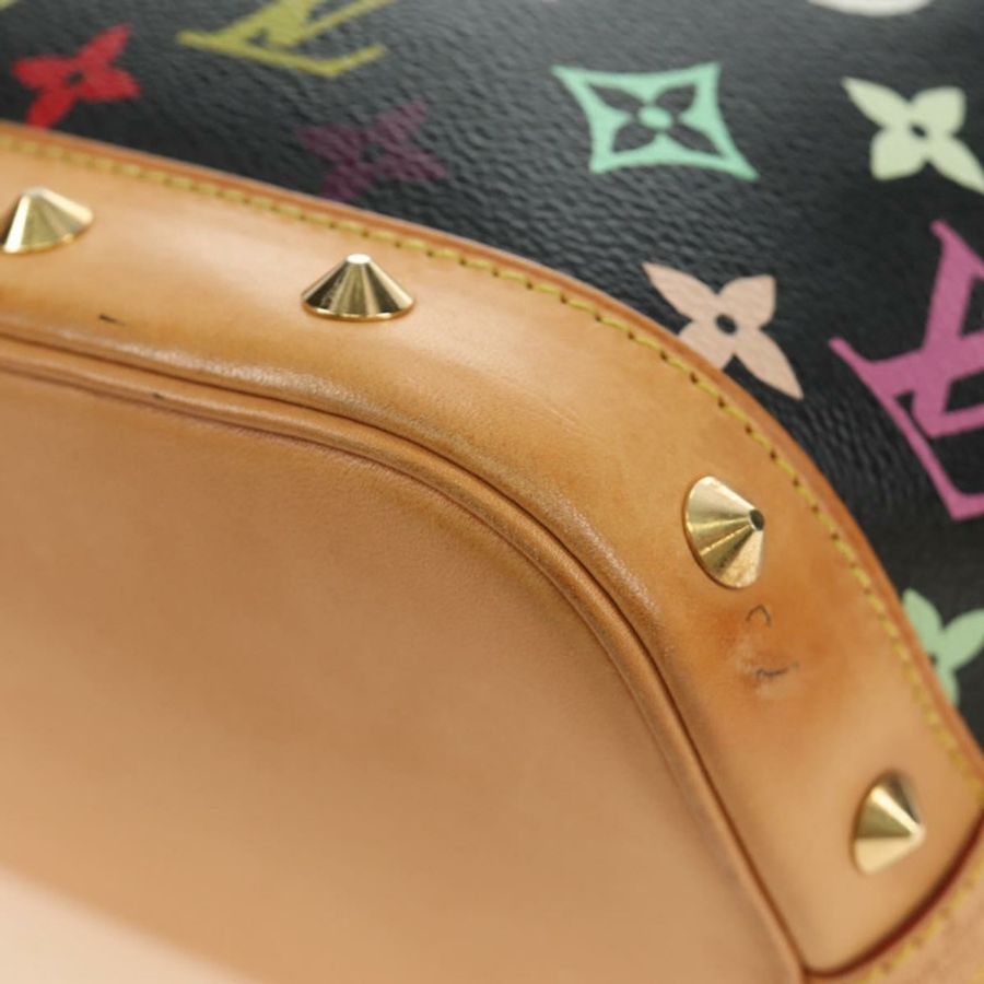 【日本直送】路易威登 Monogram Multicolor Alma 手提包 黑色 M92646 LV 正品 BA13683SAV-17