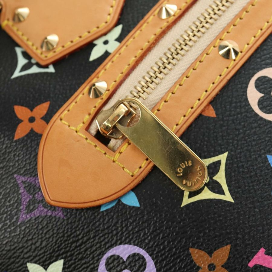 【日本直送】路易威登 Monogram Multicolor Alma 手提包 黑色 M92646 LV 正品 BA13683SAV-19