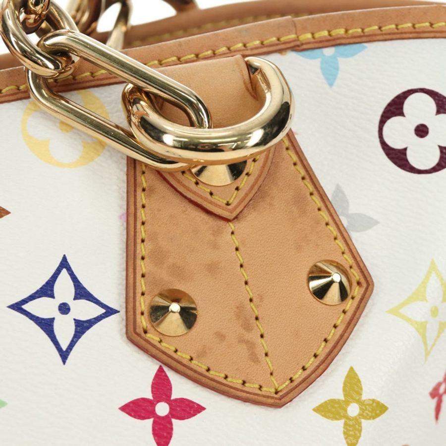 【日本直送】路易威登 Monogram Multicolor Annie GM 手提包 白色 M40303 正品 BA13672SAV-2