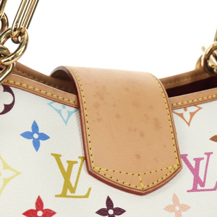 【日本直送】路易威登 Monogram Multicolor Annie GM 手提包 白色 M40303 正品 BA13672SAV-3