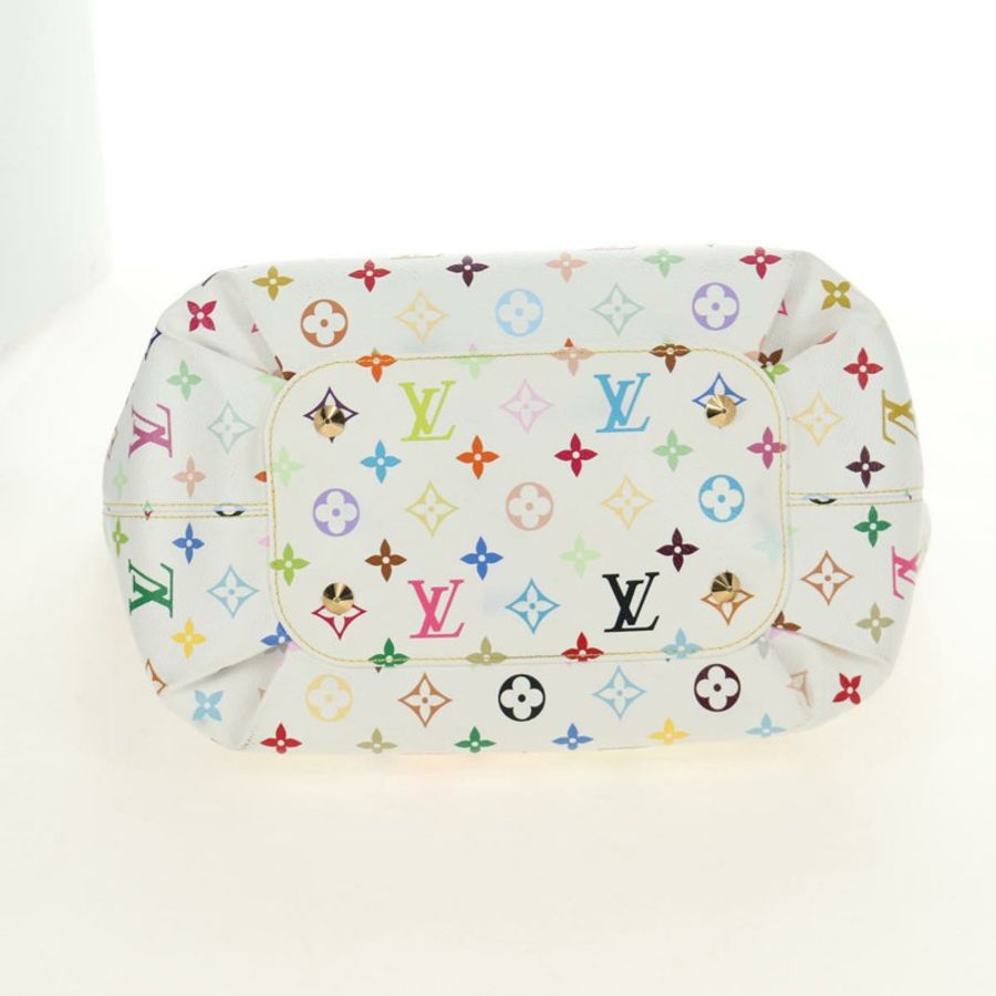 【日本直送】路易威登 Monogram Multicolor Annie GM 手提包 白色 M40303 正品 BA13672SAV-6