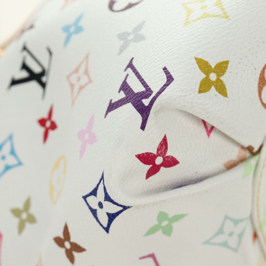 【日本直送】路易威登 Monogram Multicolor Annie GM 手提包 白色 M40303 正品 BA13672SAV-15