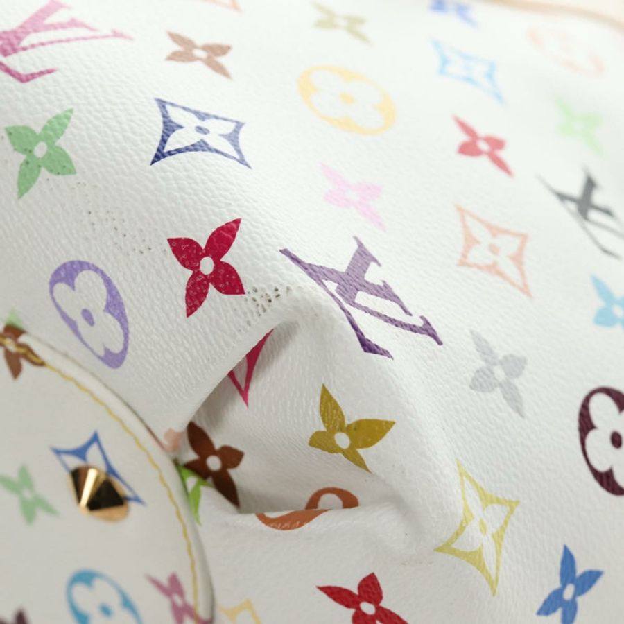 【日本直送】路易威登 Monogram Multicolor Annie GM 手提包 白色 M40303 正品 BA13672SAV-16