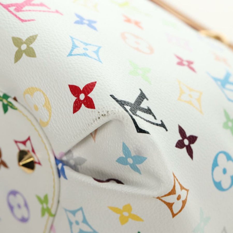 【日本直送】路易威登 Monogram Multicolor Annie GM 手提包 白色 M40303 正品 BA13672SAV-18