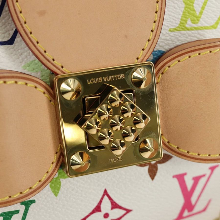 【日本直送】路易威登 Monogram Multicolor Annie GM 手提包 白色 M40303 正品 BA13672SAV-19