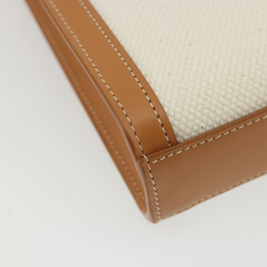 【日本直送】CELINE Vertical Cabas 手袋帆布兩用白金配色 正品 BA13687M-16
