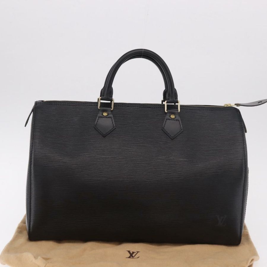 【日本直送】路易威登 Epi Speedy 35 手提包 黑色 M42992 LV 正品 190122SAV-11