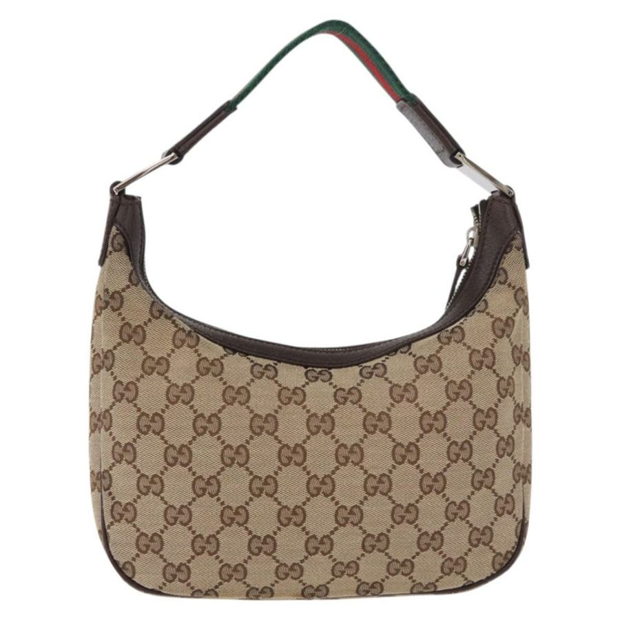 【日本直送】GUCCI GG帆布雪莉系列手提包 米色 銀色 145811 正品 190086V-1