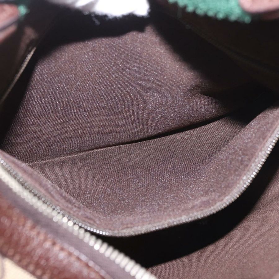 【日本直送】GUCCI GG帆布雪莉系列手提包 米色 銀色 145811 正品 190086V-23
