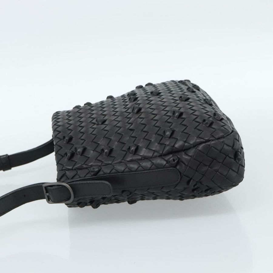 【日本直送】BOTTEGA VENETA INTRECCIATO 皮革肩背包 黑色 133507 正品 190181SAV-2