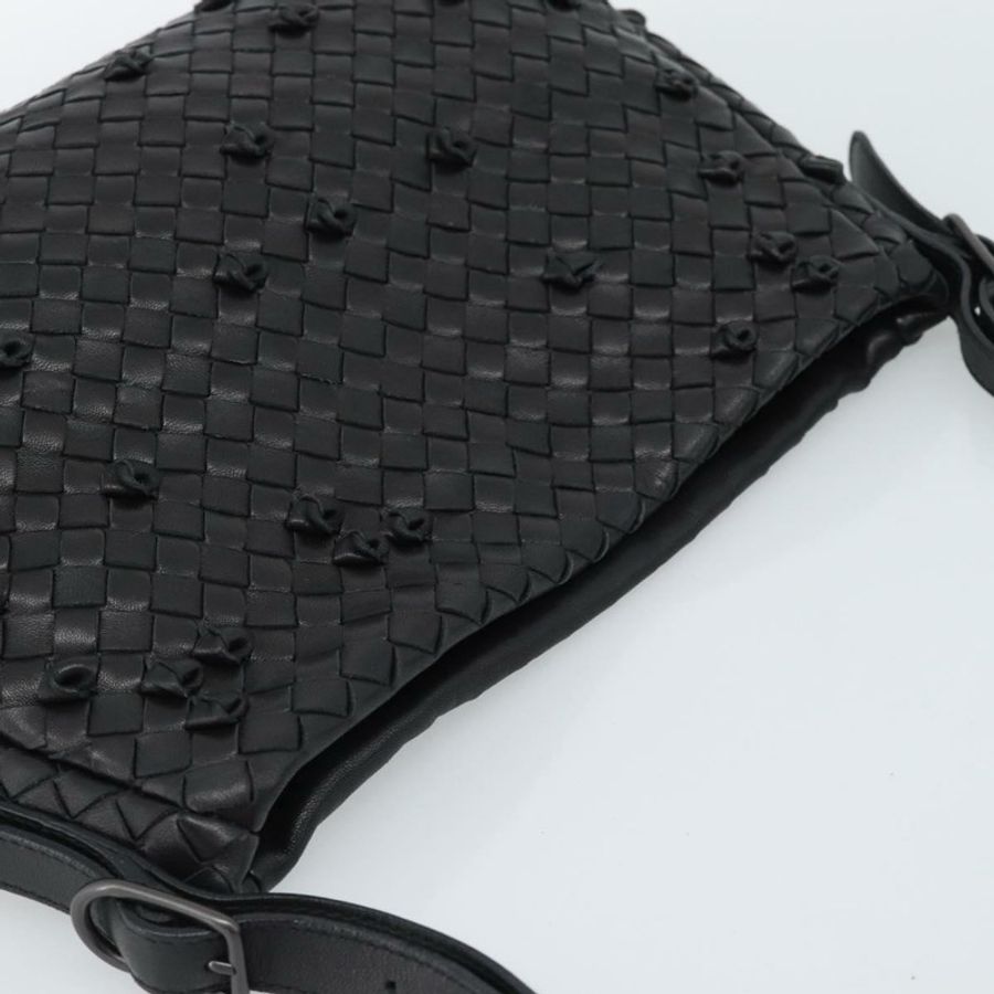 【日本直送】BOTTEGA VENETA INTRECCIATO 皮革肩背包 黑色 133507 正品 190181SAV-5