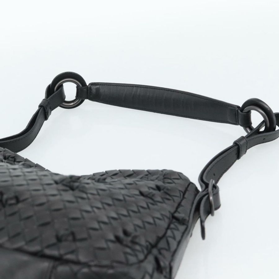 【日本直送】BOTTEGA VENETA INTRECCIATO 皮革肩背包 黑色 133507 正品 190181SAV-7