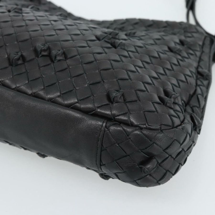 【日本直送】BOTTEGA VENETA INTRECCIATO 皮革肩背包 黑色 133507 正品 190181SAV-8