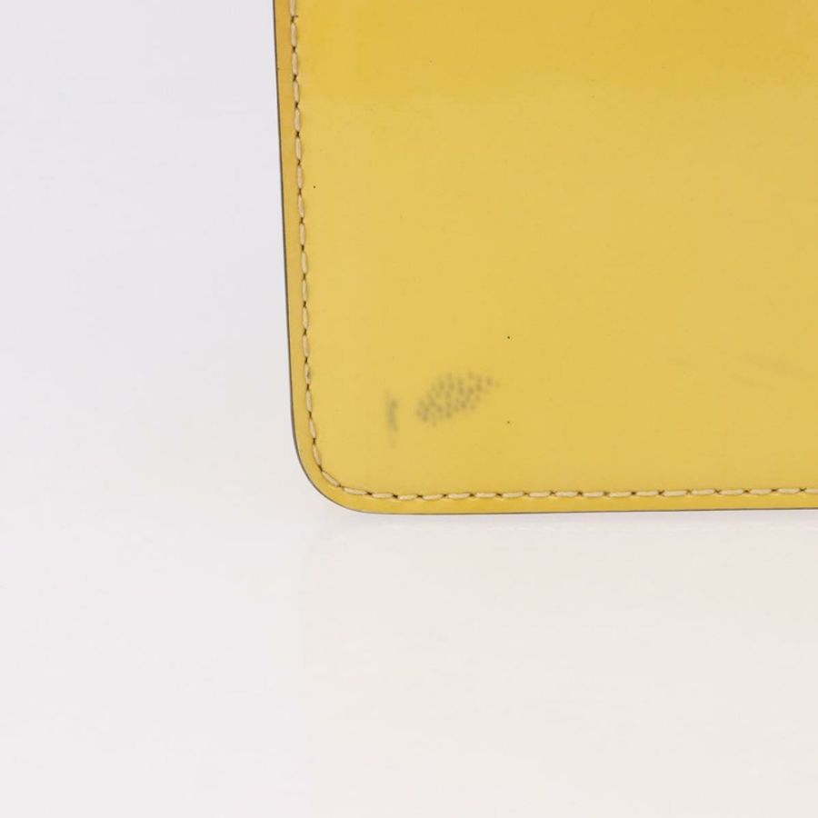 【日本直送】路易威登 Monogram Vernis Monceau BB 手提包 2way 黃色 LV 正品 190117A-2