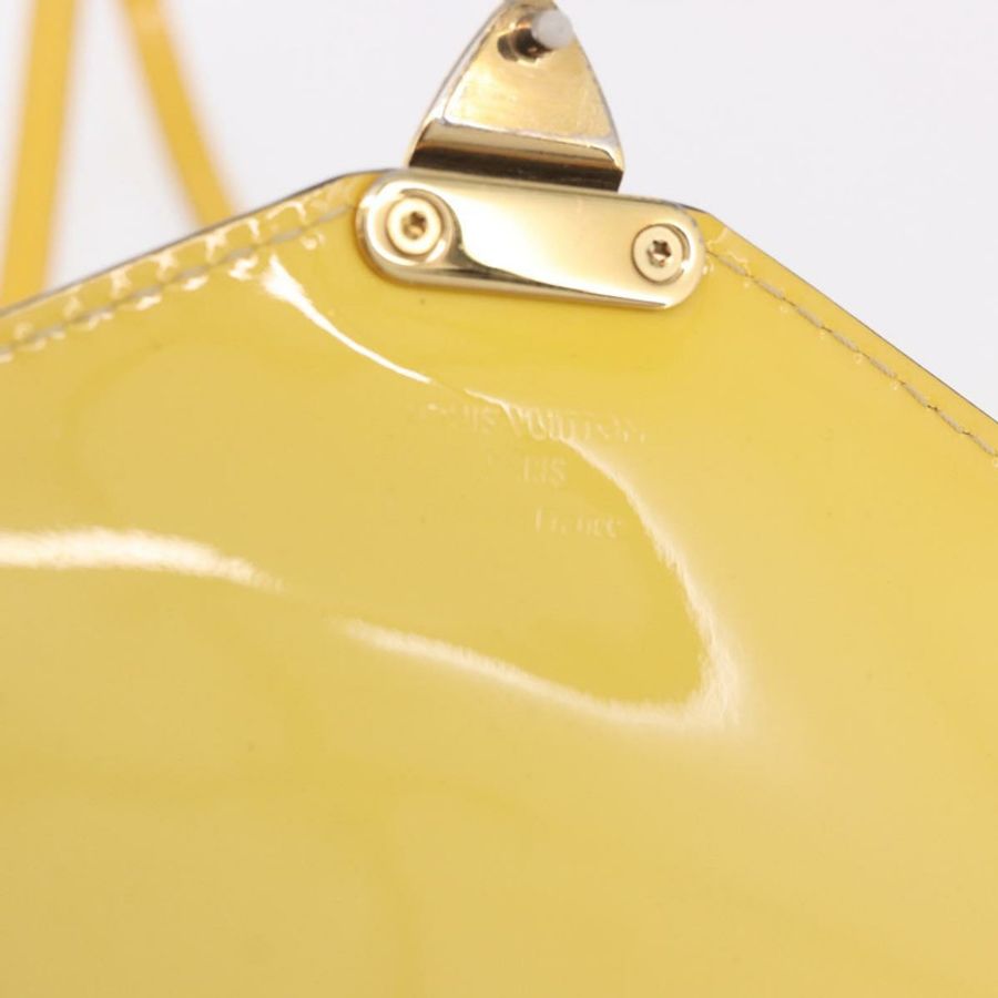 【日本直送】路易威登 Monogram Vernis Monceau BB 手提包 2way 黃色 LV 正品 190117A-9