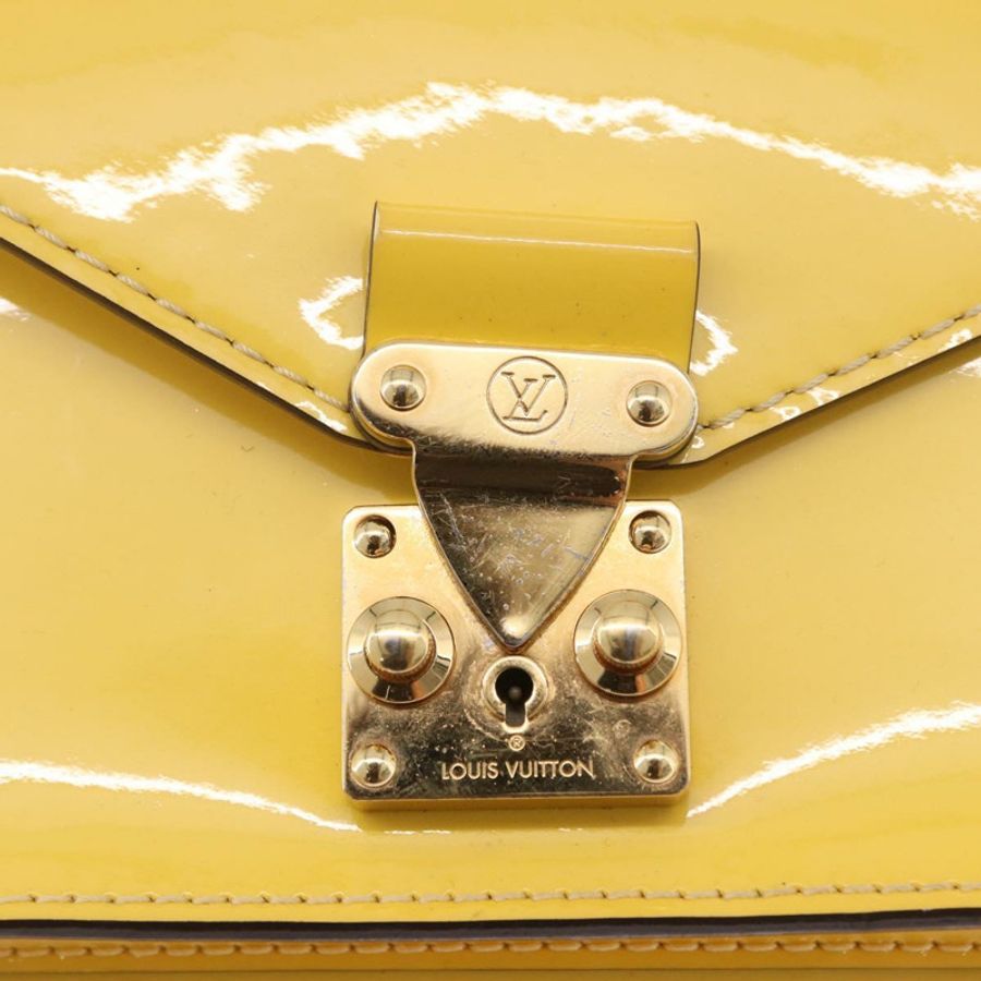 【日本直送】路易威登 Monogram Vernis Monceau BB 手提包 2way 黃色 LV 正品 190117A-19