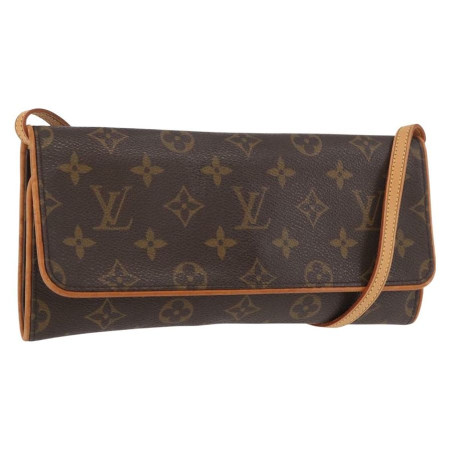 【日本直送】路易威登 Monogram Pochette Twin GM 單肩包 M51852 LV Auth 189908A-0