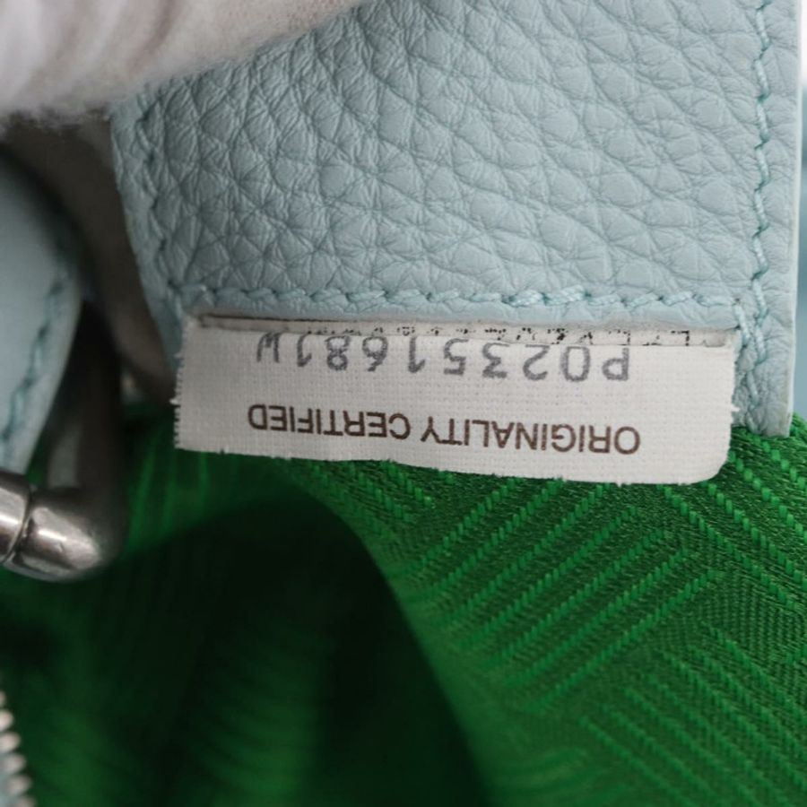 【日本直送】BOTTEGA VENETA 尼龍肩包 淺藍色 銀色 正品 189899M-10