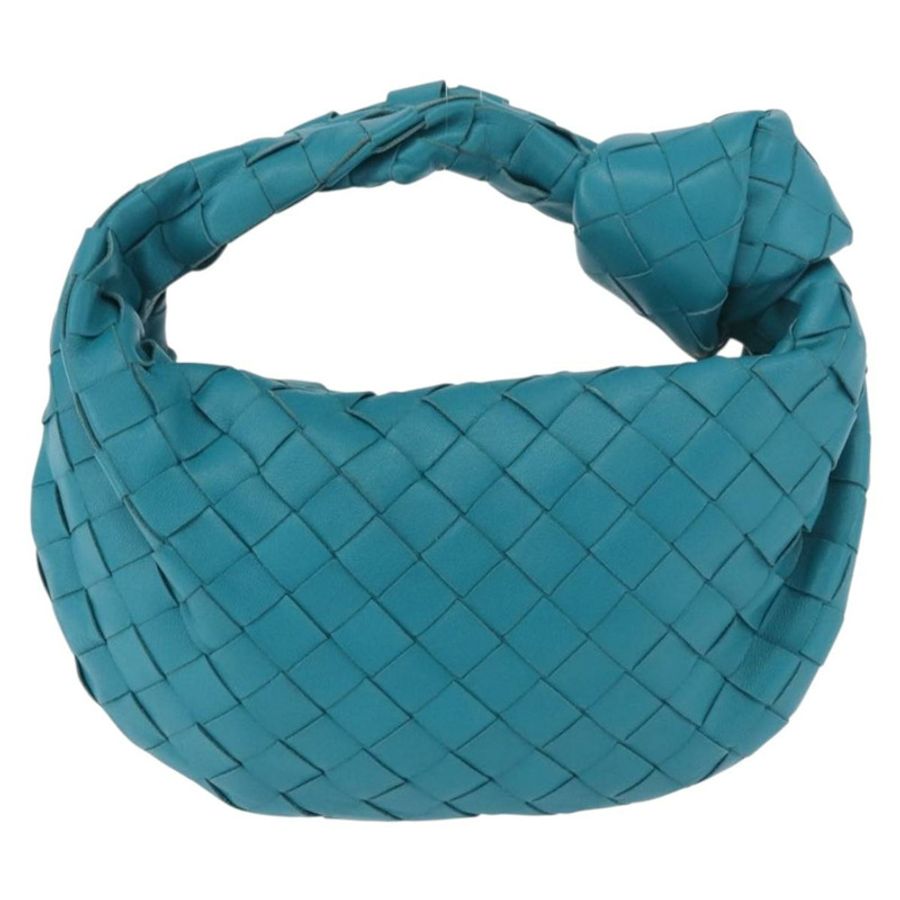 【日本直送】BOTTEGA VENETA INTRECCIATO 迷你 Jody 手提包 皮革 藍色 金色 正品 189886SM-1
