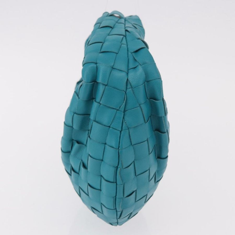 【日本直送】BOTTEGA VENETA INTRECCIATO 迷你 Jody 手提包 皮革 藍色 金色 正品 189886SM-2