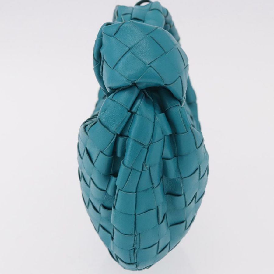 【日本直送】BOTTEGA VENETA INTRECCIATO 迷你 Jody 手提包 皮革 藍色 金色 正品 189886SM-3