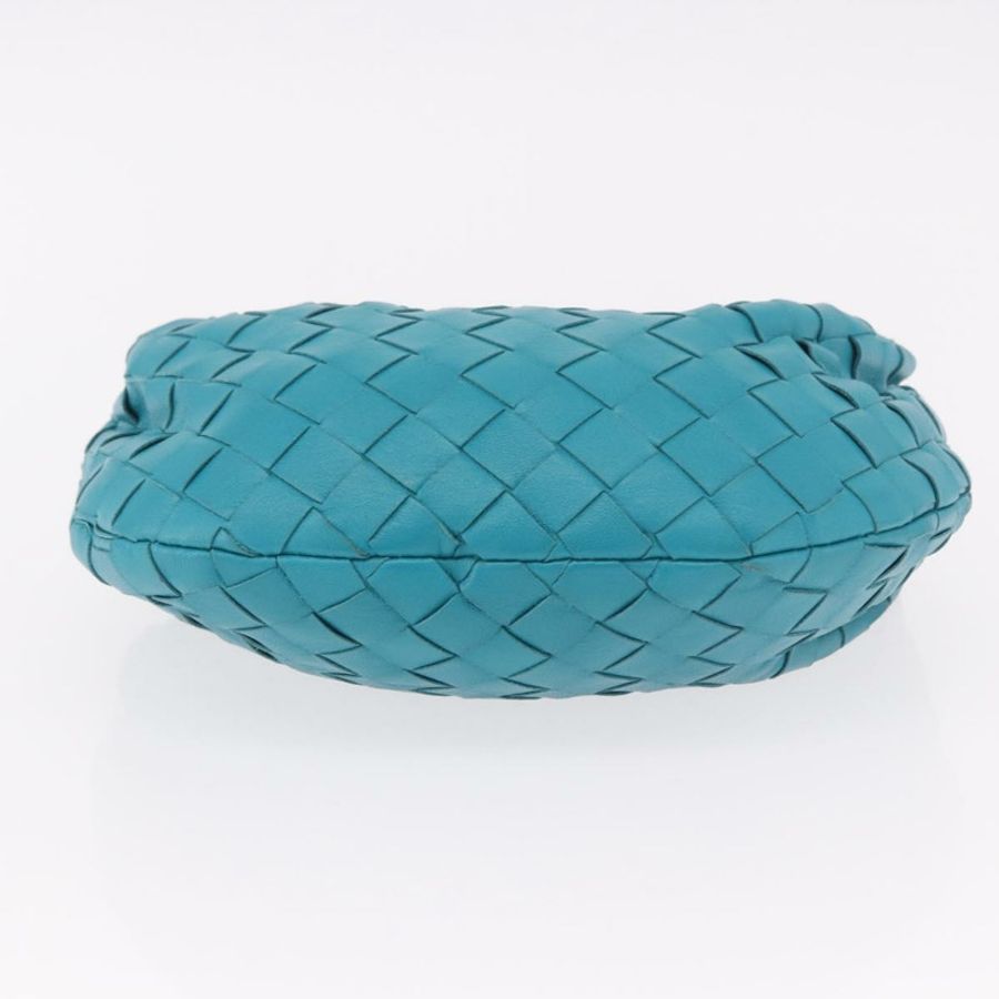 【日本直送】BOTTEGA VENETA INTRECCIATO 迷你 Jody 手提包 皮革 藍色 金色 正品 189886SM-4