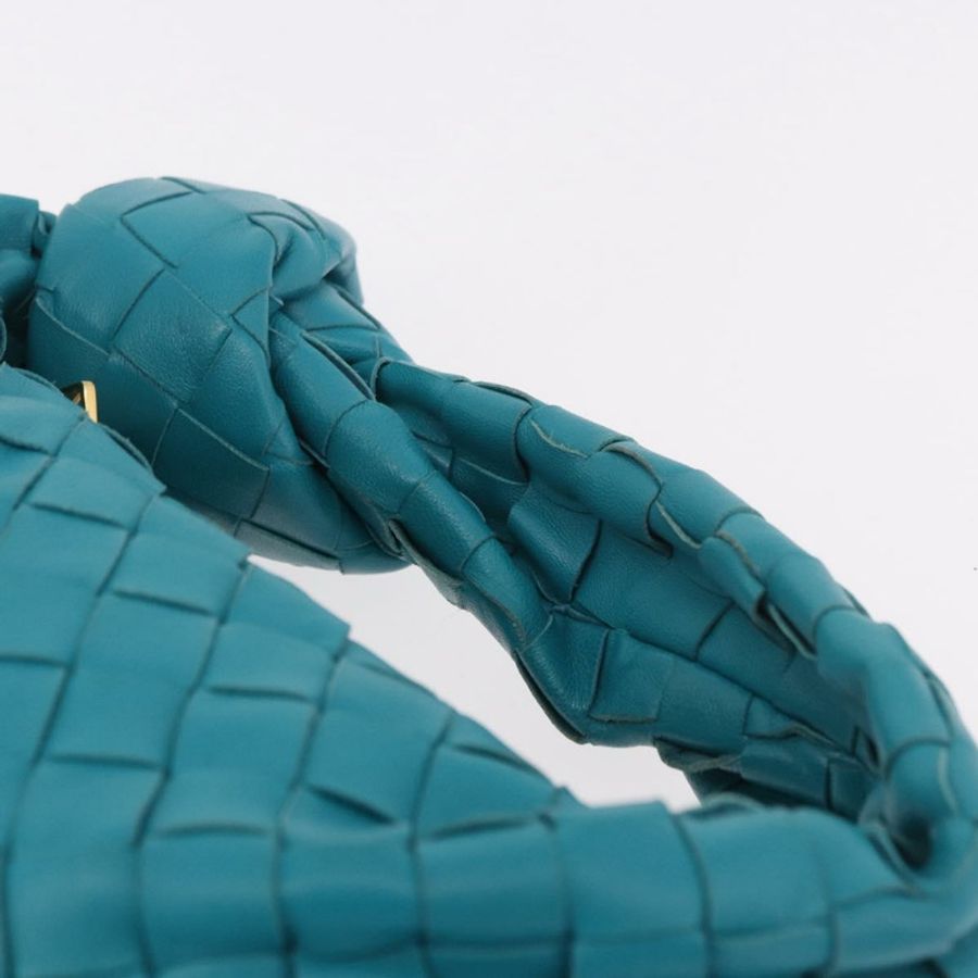 【日本直送】BOTTEGA VENETA INTRECCIATO 迷你 Jody 手提包 皮革 藍色 金色 正品 189886SM-7