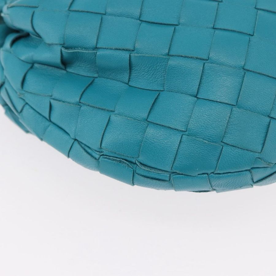 【日本直送】BOTTEGA VENETA INTRECCIATO 迷你 Jody 手提包 皮革 藍色 金色 正品 189886SM-13