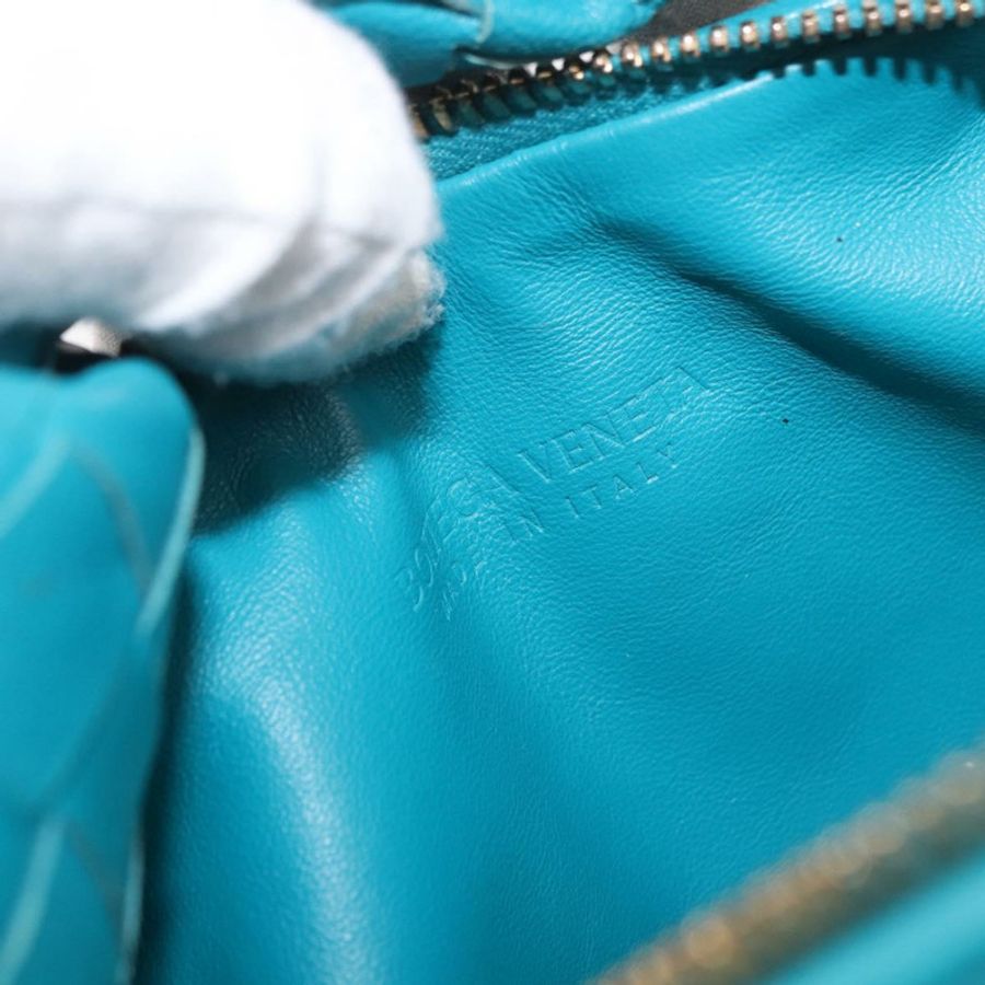 【日本直送】BOTTEGA VENETA INTRECCIATO 迷你 Jody 手提包 皮革 藍色 金色 正品 189886SM-17