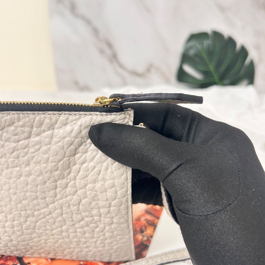 Burberry 小號 粒紋皮革 Canterbury 托特包-30