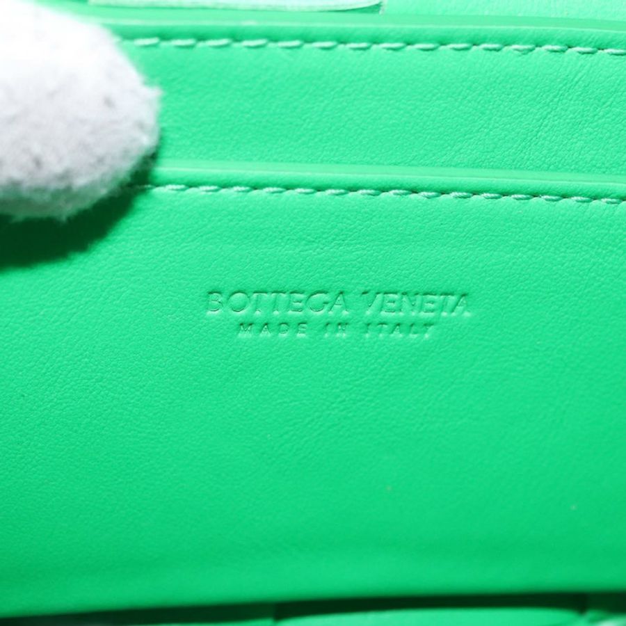 【日本直送】BOTTEGA VENETA MAXI INTRECCIATO 卡式腰包 皮革 綠色 正品 189892M-18