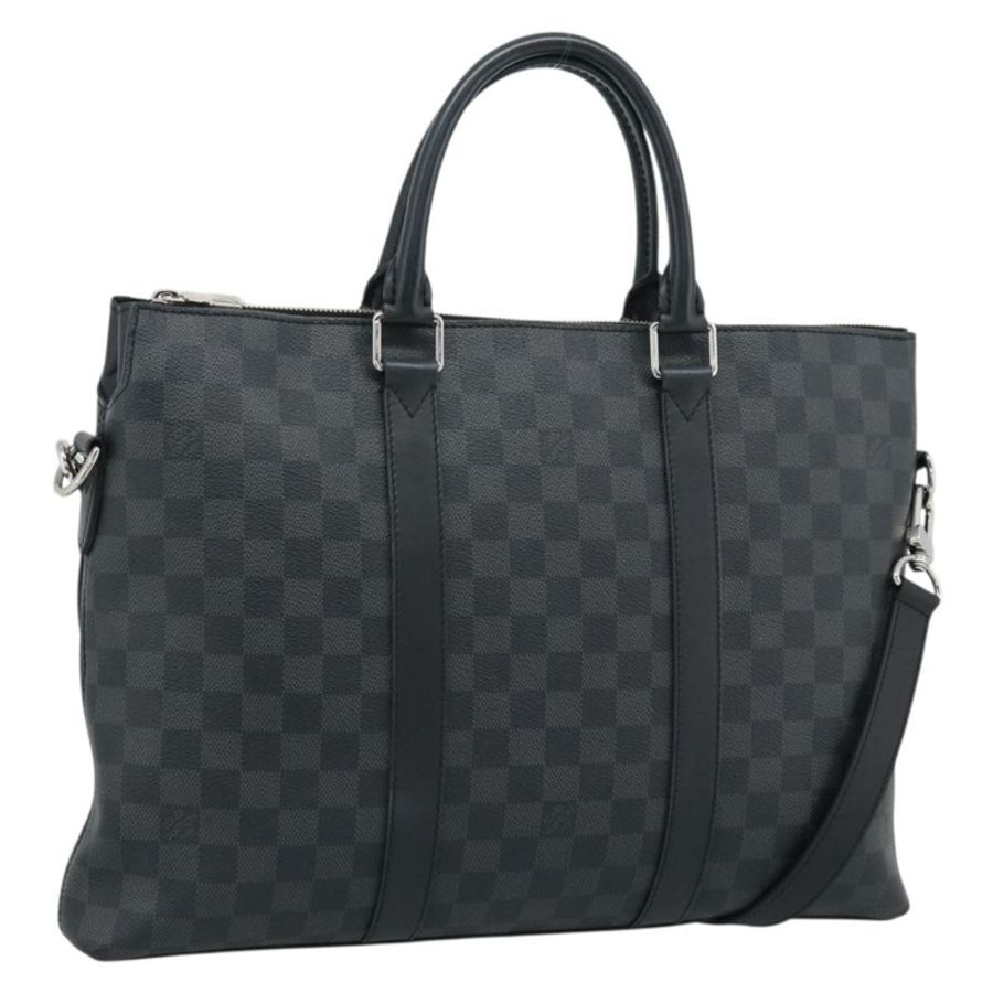 【日本直送】路易威登 Damier Graphite Anton 公事包 N40024 LV Auth 189790V-0