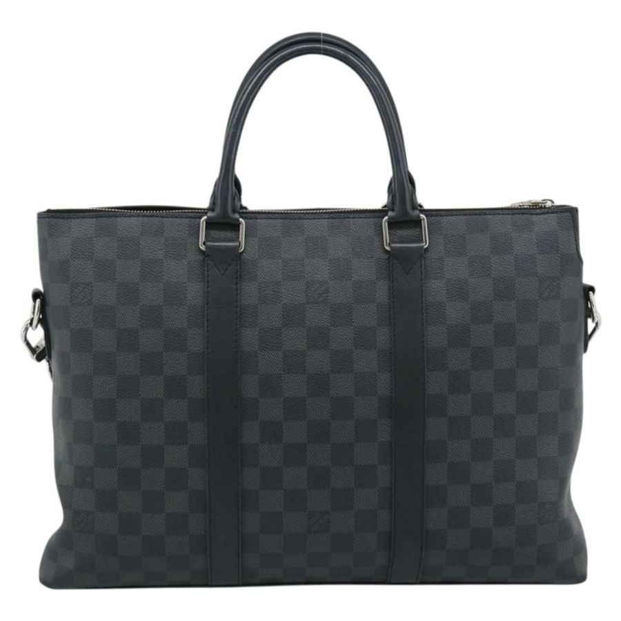 【日本直送】路易威登 Damier Graphite Anton 公事包 N40024 LV Auth 189790V-1