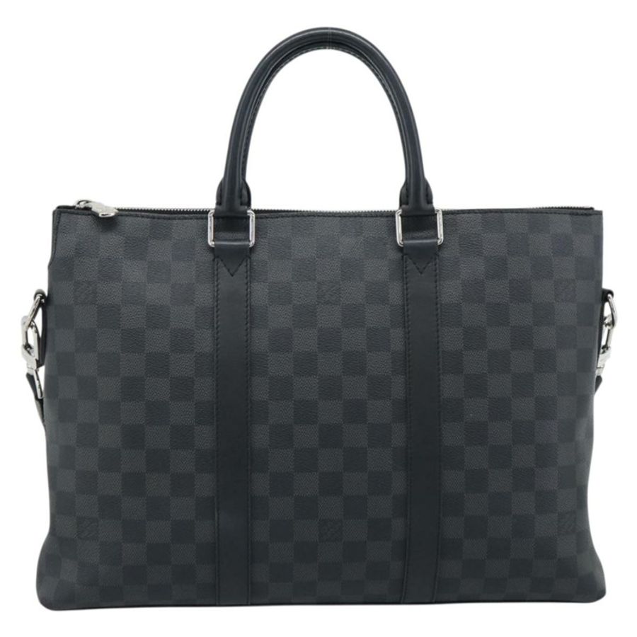 【日本直送】路易威登 Damier Graphite Anton 公事包 N40024 LV Auth 189790V-12