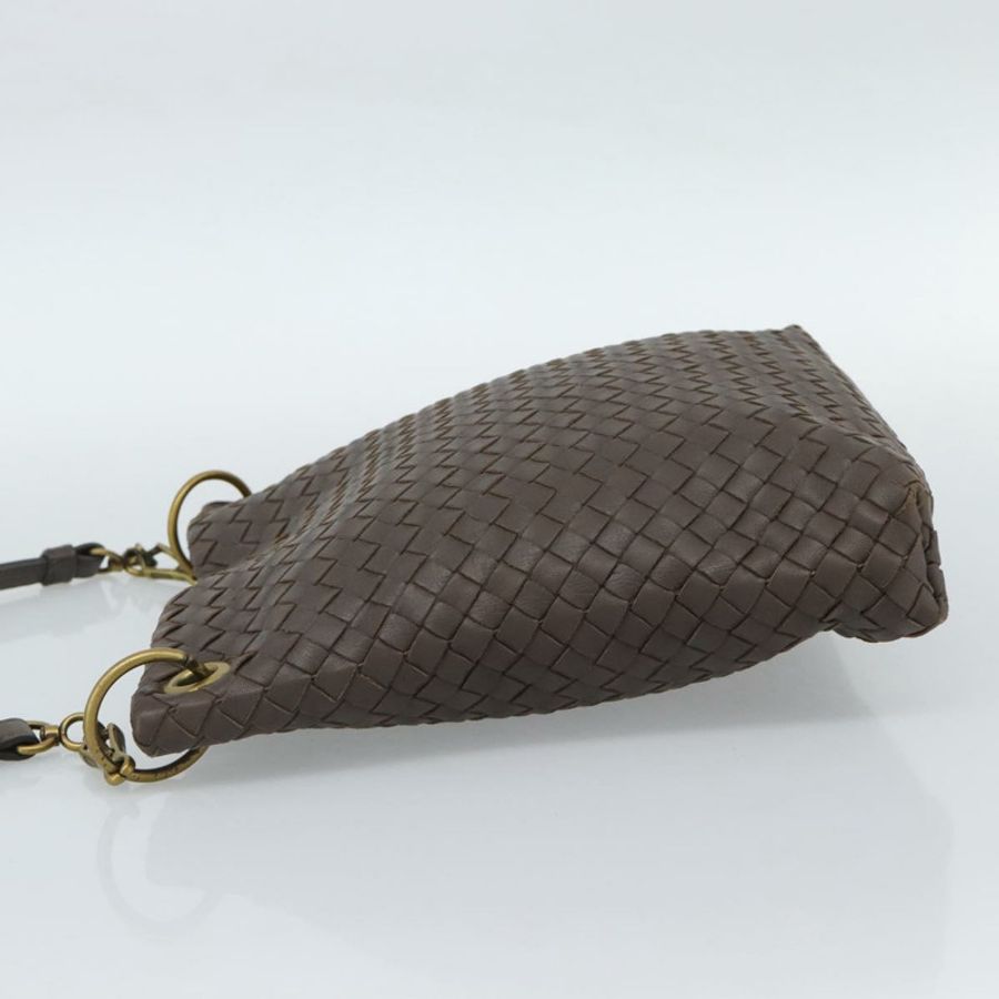 【日本直送】BOTTEGA VENETA INTRECCIATO 單肩包 棕色金 179330 正品 189814A-2