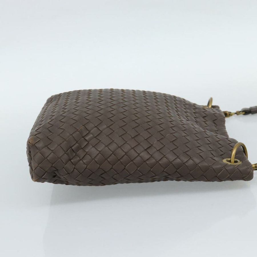 【日本直送】BOTTEGA VENETA INTRECCIATO 單肩包 棕色金 179330 正品 189814A-3