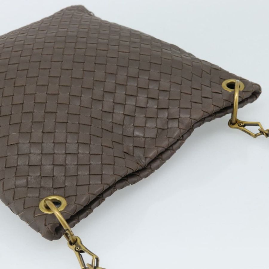 【日本直送】BOTTEGA VENETA INTRECCIATO 單肩包 棕色金 179330 正品 189814A-5
